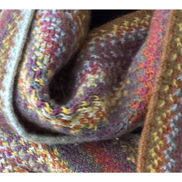 J. Jill Ribbed Knit Infinity Scarf Multi One Size Preppy Minimalist Cozy READ - Picture 3 of 7
